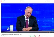 Д.А. Парфенов: 6 тыс. лайков и 84 тыс. дизлайков Путина